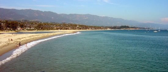 Der Strand von Santa Barbara