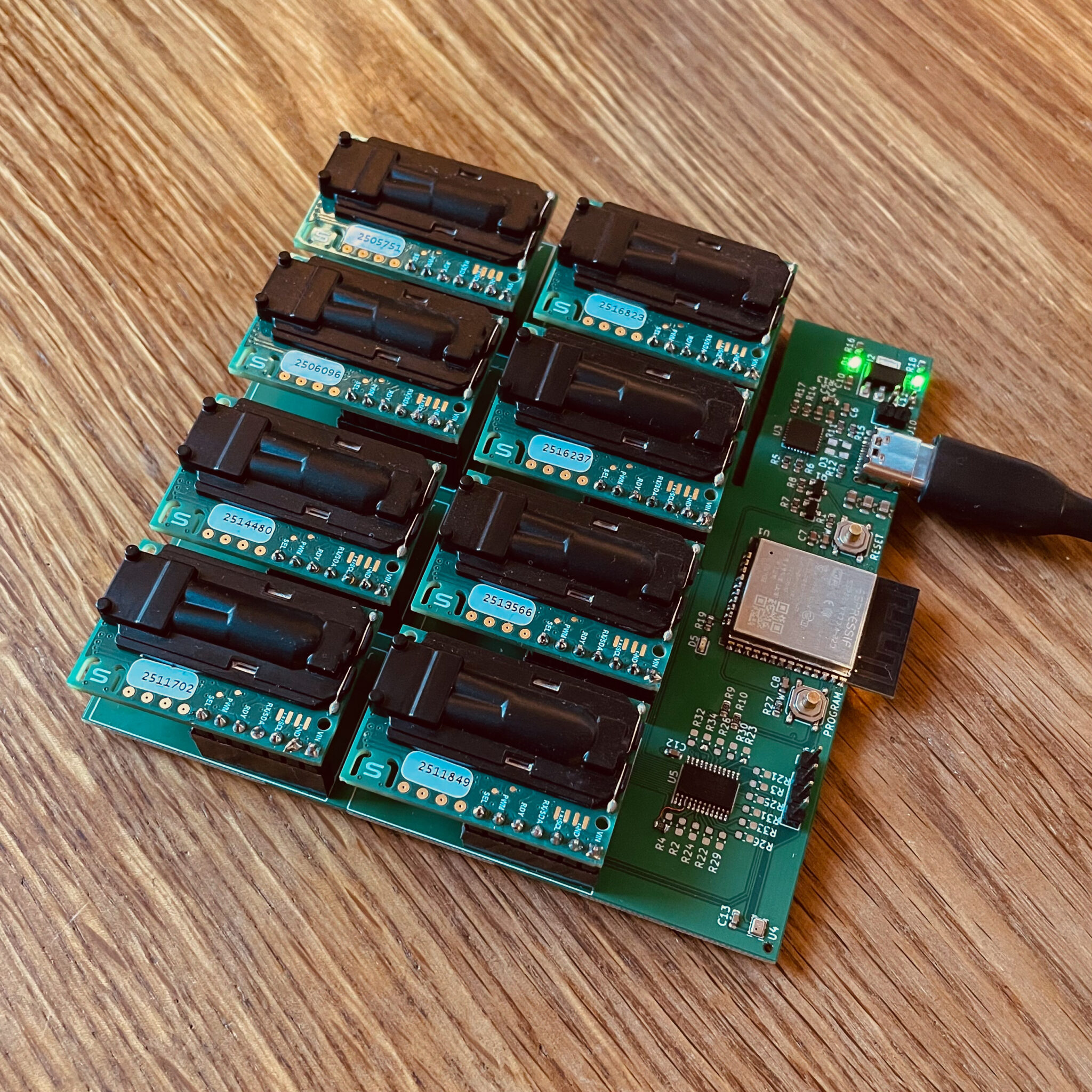 Comparison of multiple SCD30 CO₂ sensor